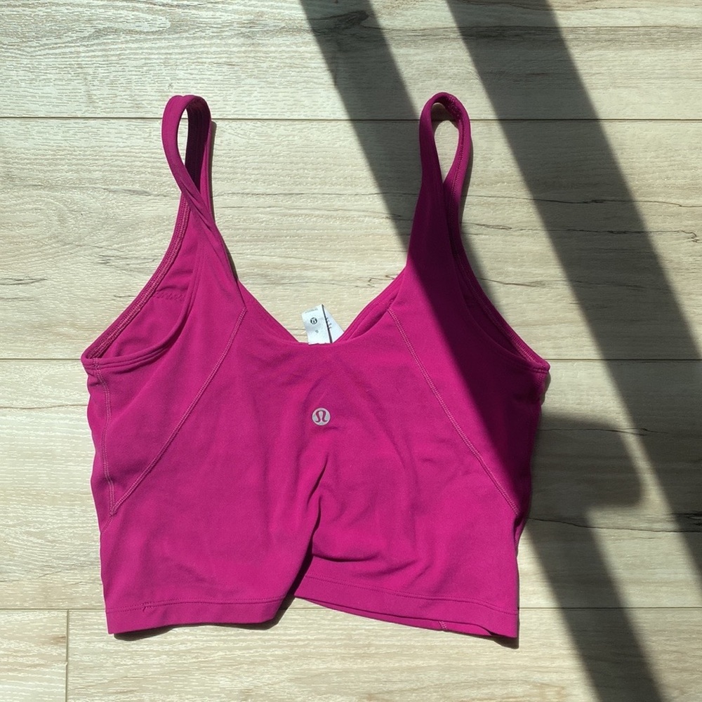 Rare Lululemon ripened raspberry align tank (no padding)